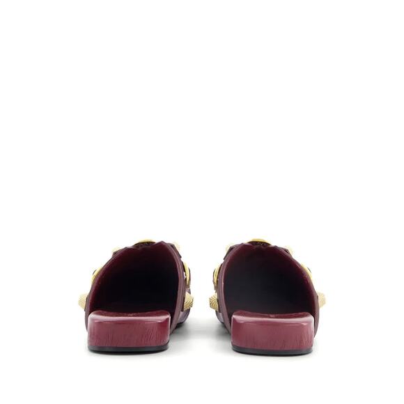 Balenciaga Cagole Studded Leather Slippers - 7 - Picture 5 of 7